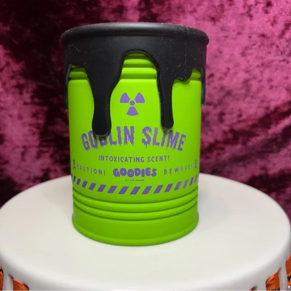 DW Home Halloween Spooky Season Toxic Waste Cans Oozing Candle Trio - Picture 9 of 12